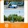 Articulating aerial platform tree climbing machine